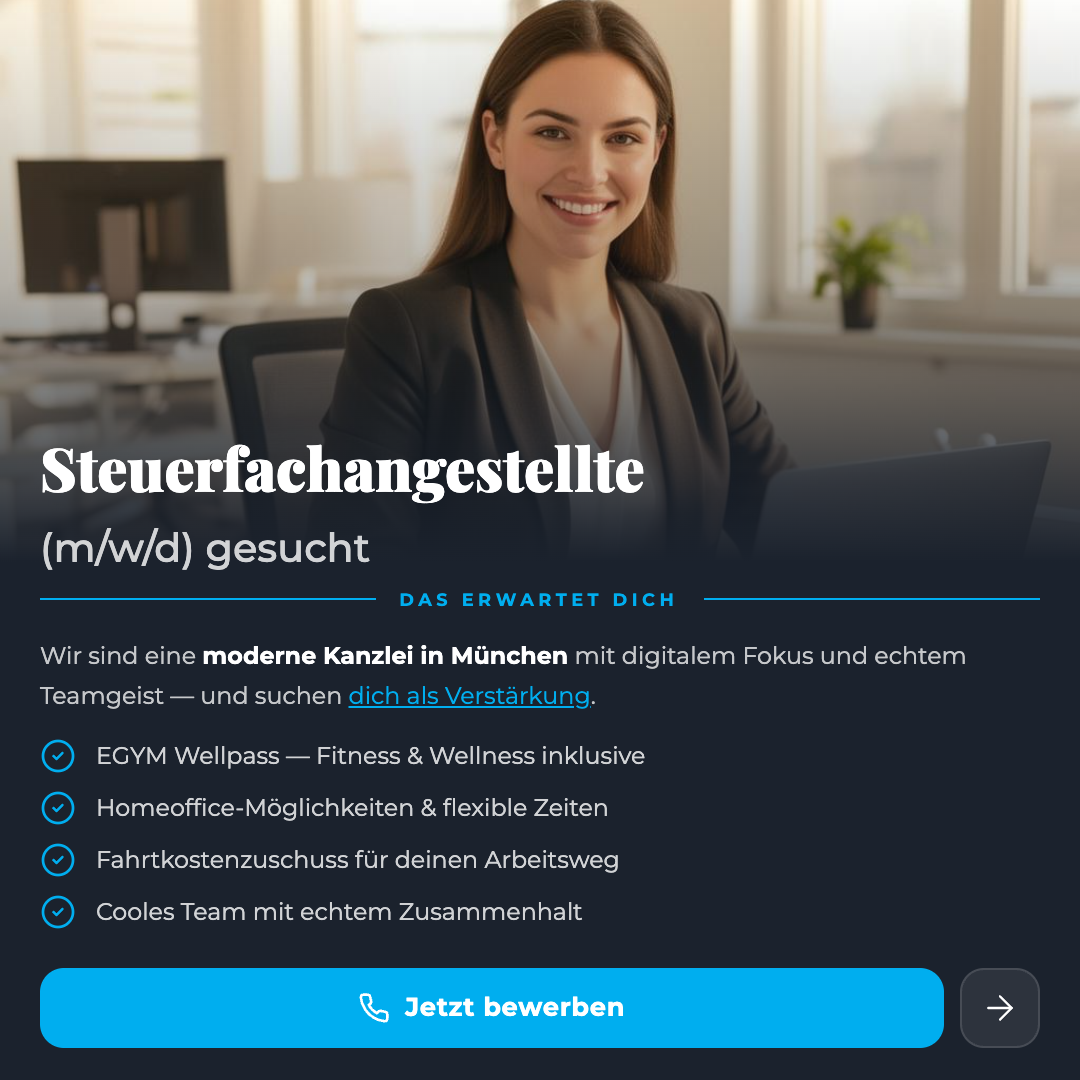 Steuerkanzlei · Personalsuche